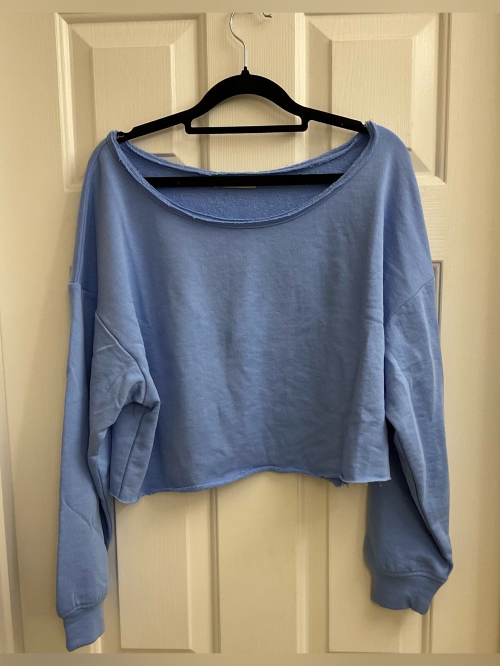 ZENANA Cropped Lightweight Cotton Blend Pullover Cropped Top Size M NWOT